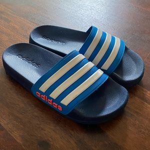 Boys Adidas Slides Size 1